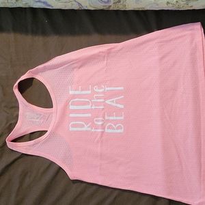 Pink workout tank